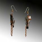 #501
Onyx, aged hand-formed patina copper